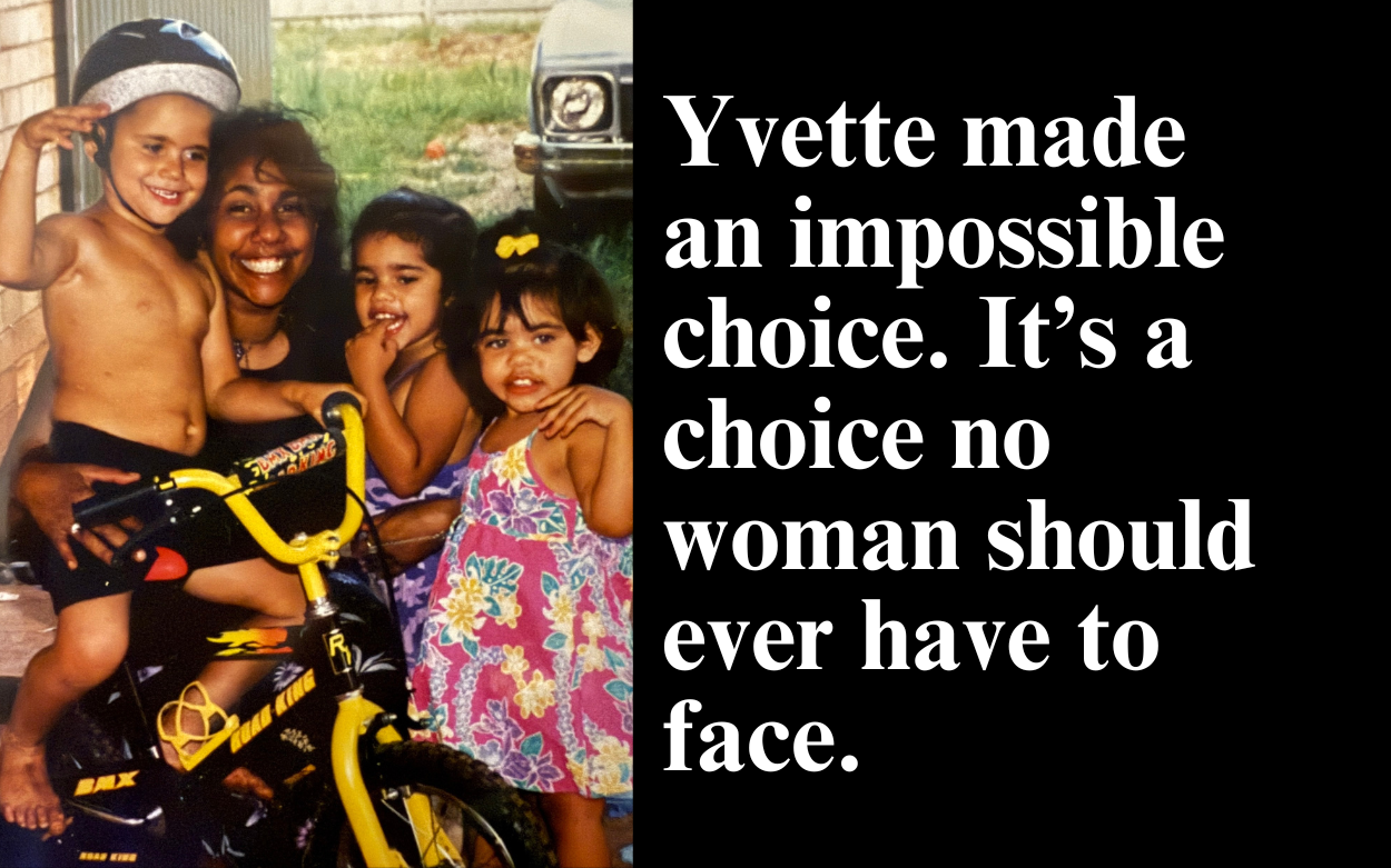 YVETTE MADE AN IMPOSSIBLE CHOICE