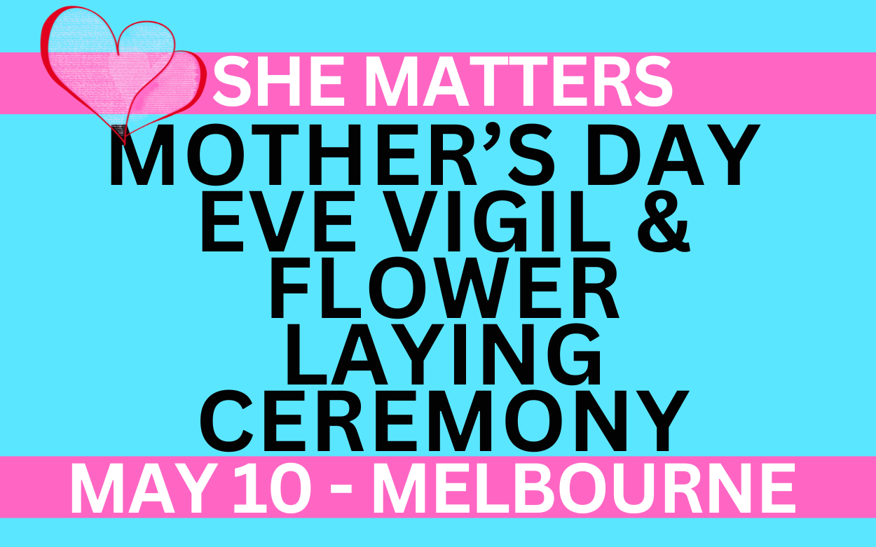 FLOWER LAYING CEREMONY FOR KILLED WOMEN