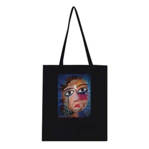 Thumbnail image of a tote bag available for purchase to support the work of the Australian Femicide Watch project.