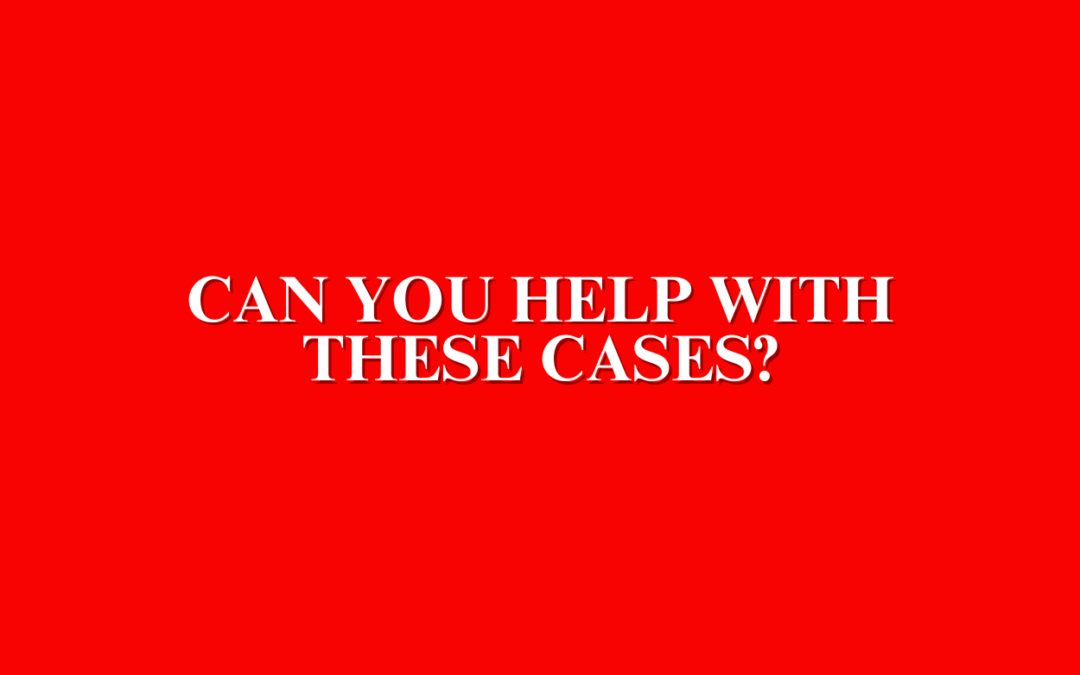 CAN YOU HELP WITH THESE SUSPECTED FEMICIDES?
