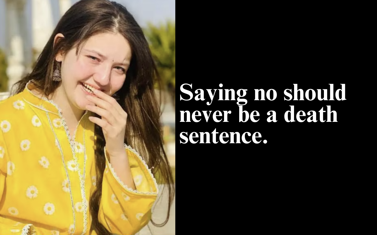 ‘SHE STOOD UP FOR THE RIGHT TO SAY NO’