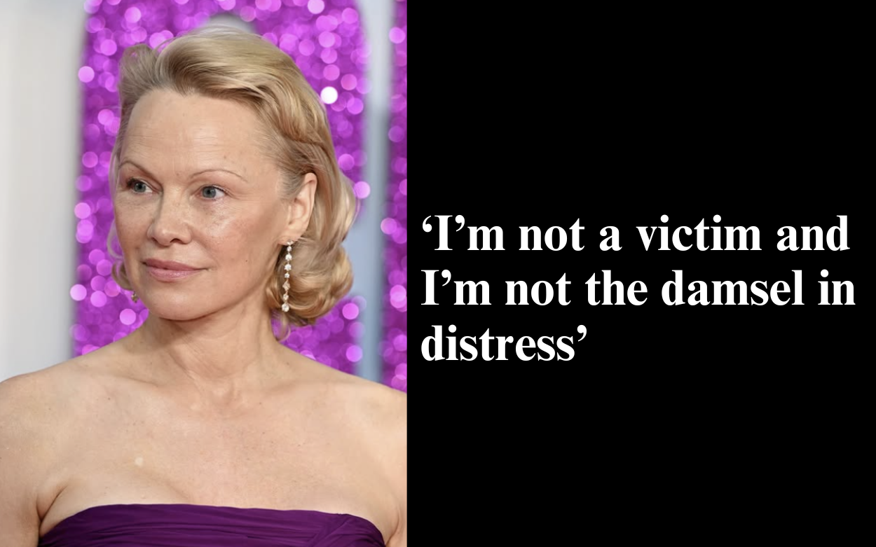 PAMELA ANDERSON TAKES BACK HER NARRATIVE