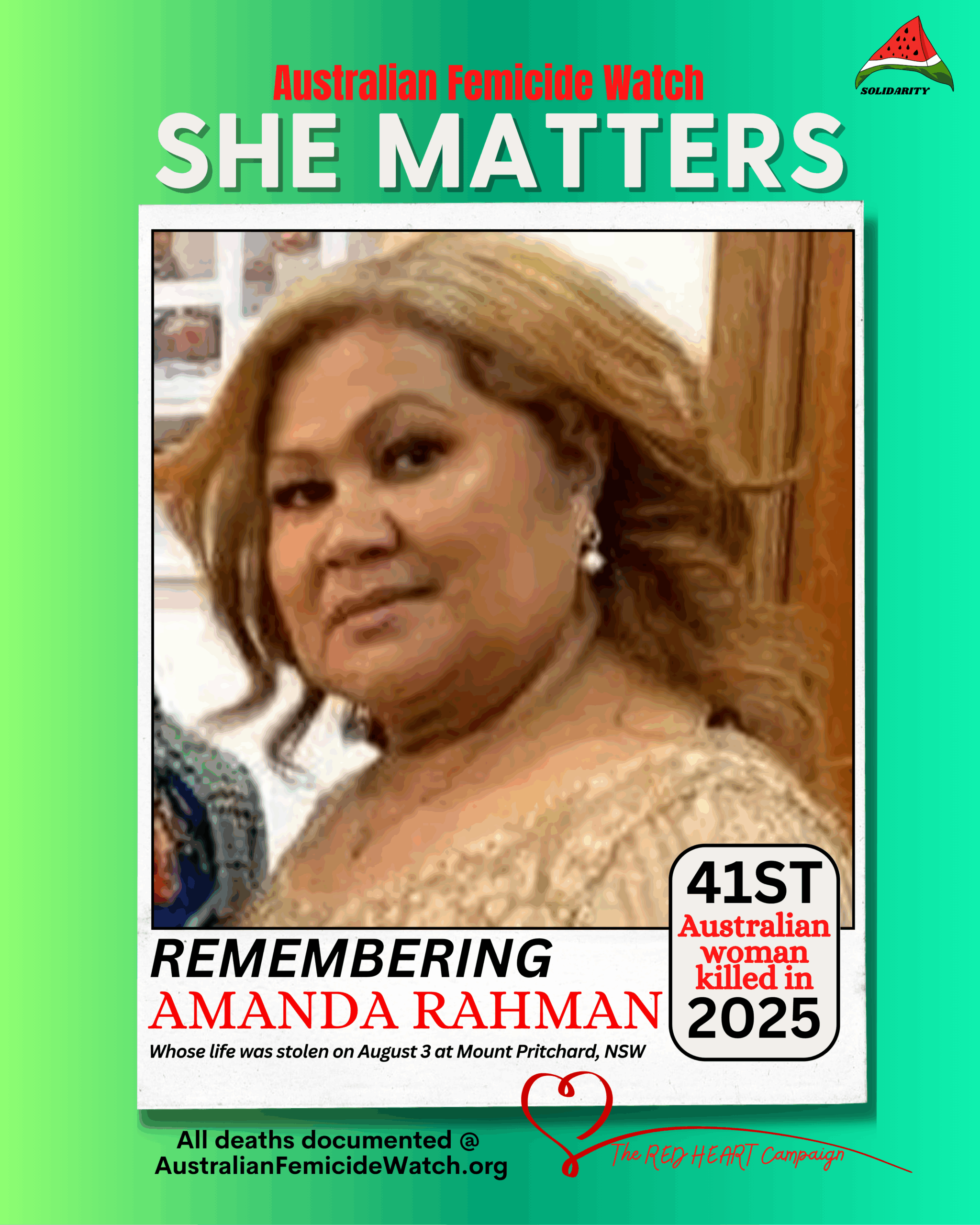 AMANDA RAHMAN