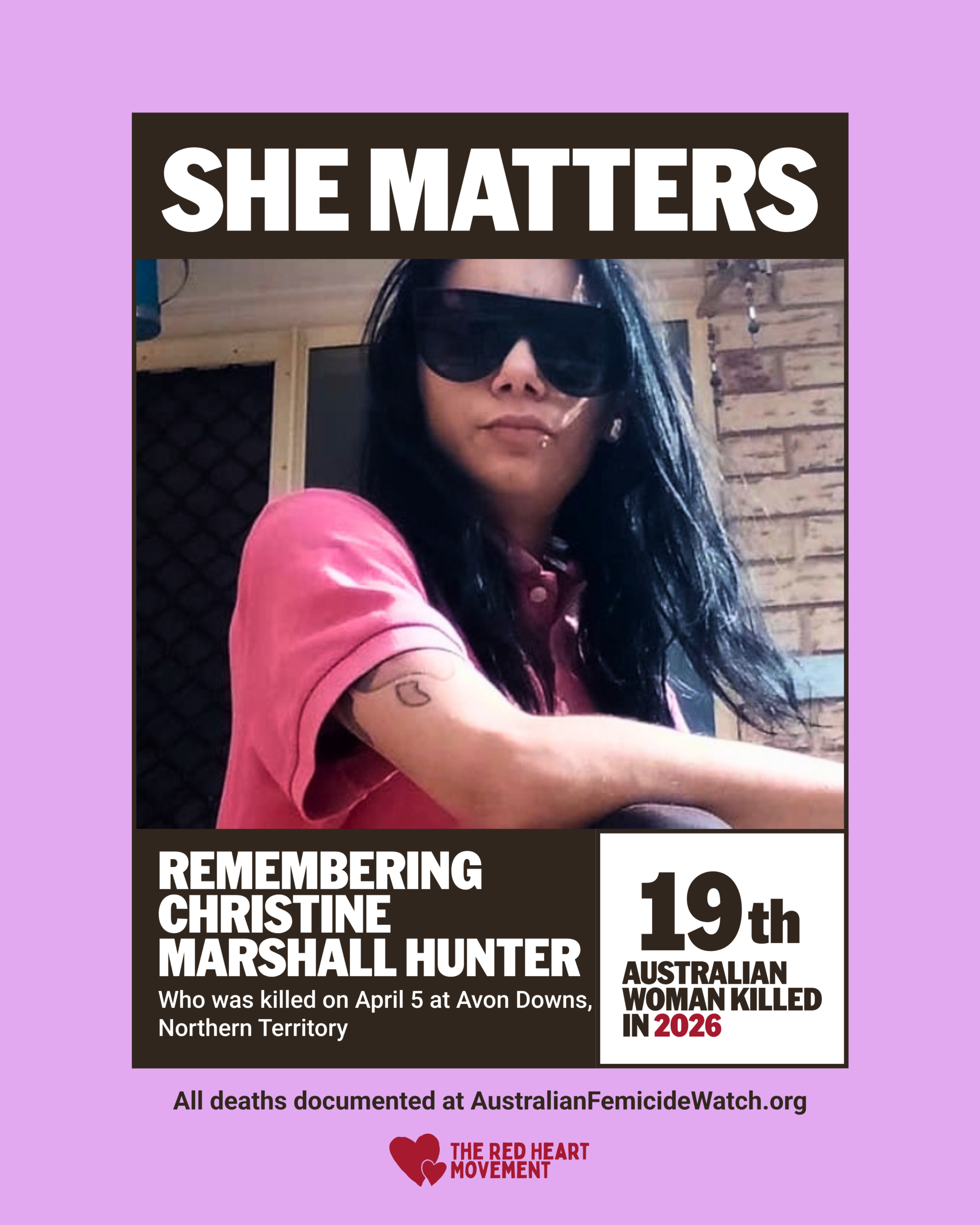 CHRISTINE MARSHALL HUNTER