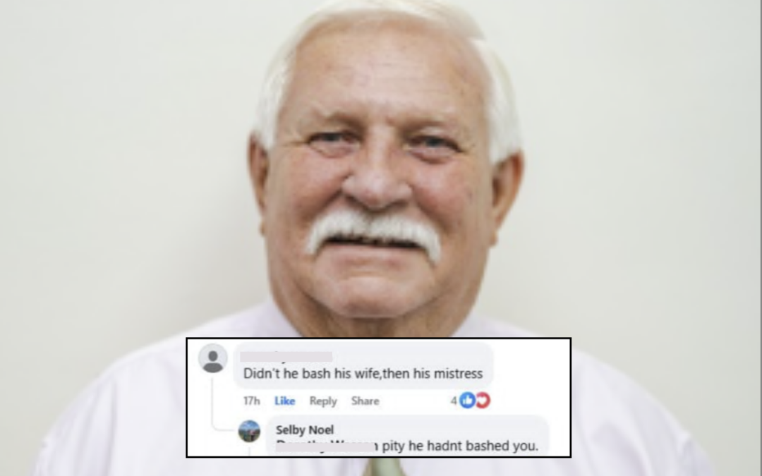 COUNCILLOR’S ‘BASH YOU’ COMMENT