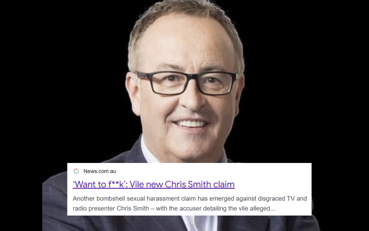 MEDIA INDUSTRY PRAISES SERIAL SEX HARASSER CHRIS SMITH