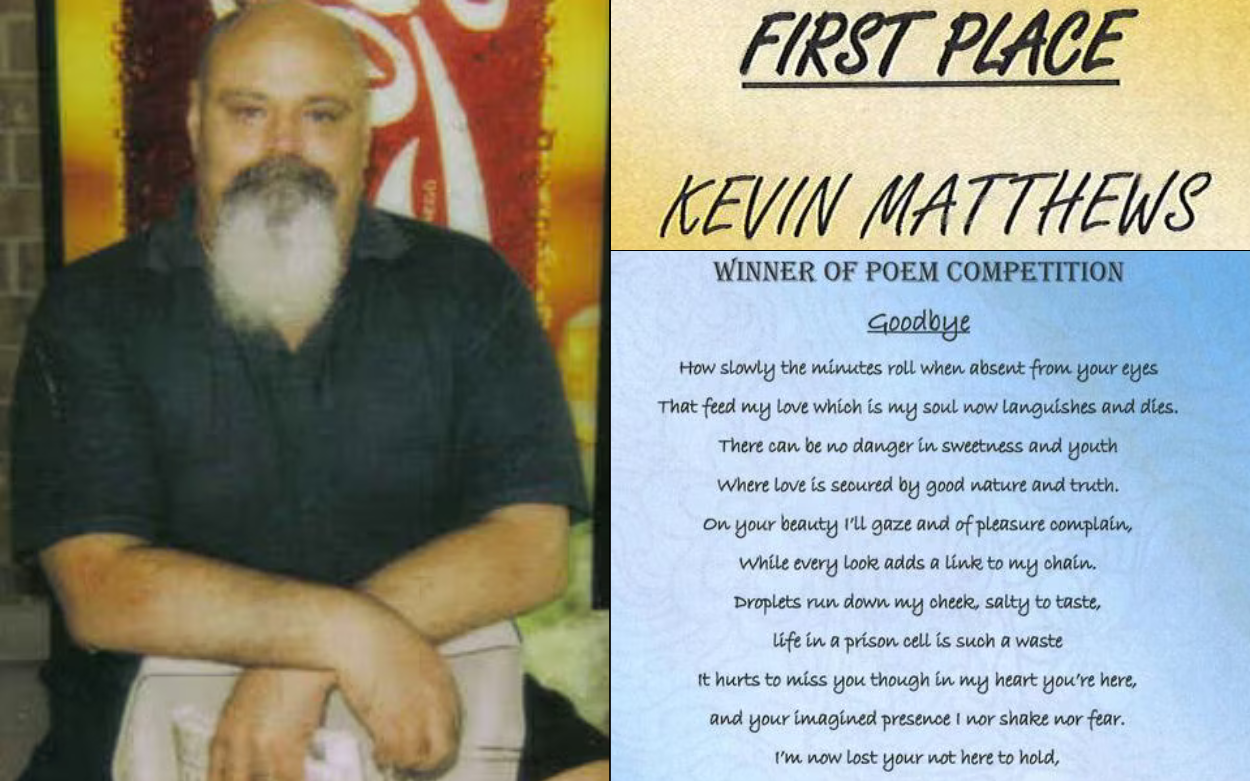 FEMICIDE PERPETRATOR WINS PRIZE FOR ‘SAD POEM’ ABOUT LOVE