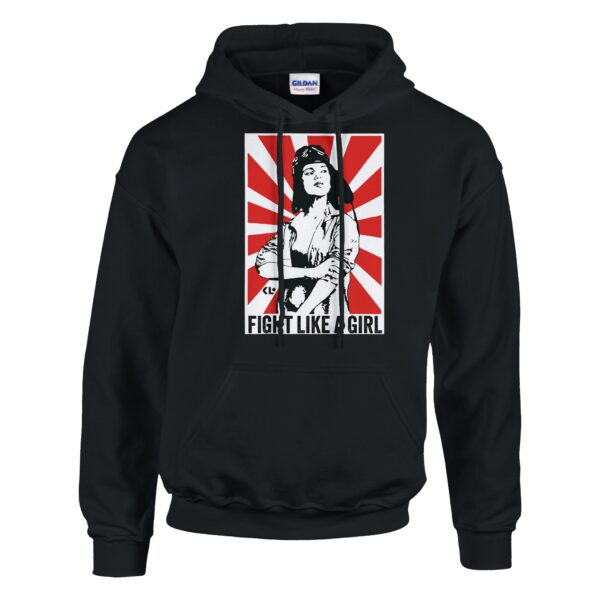 fight like a girl hoodie