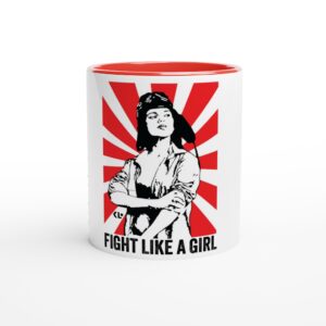 fight like a girl Mug
