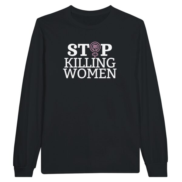 Stop Killing Women long-sleeve tee