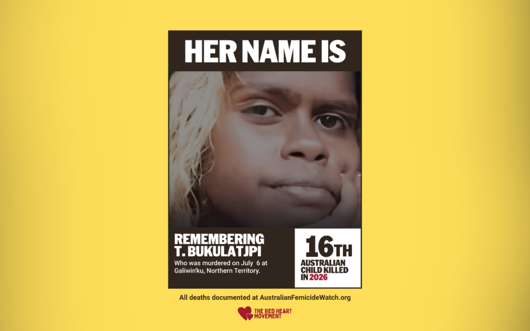 T. Bukulatjp was murdered in her home on July 6 in Galiwin'ku, Northern Territory. Her partner Jordan Garrawurra, 34, is charged over her death.