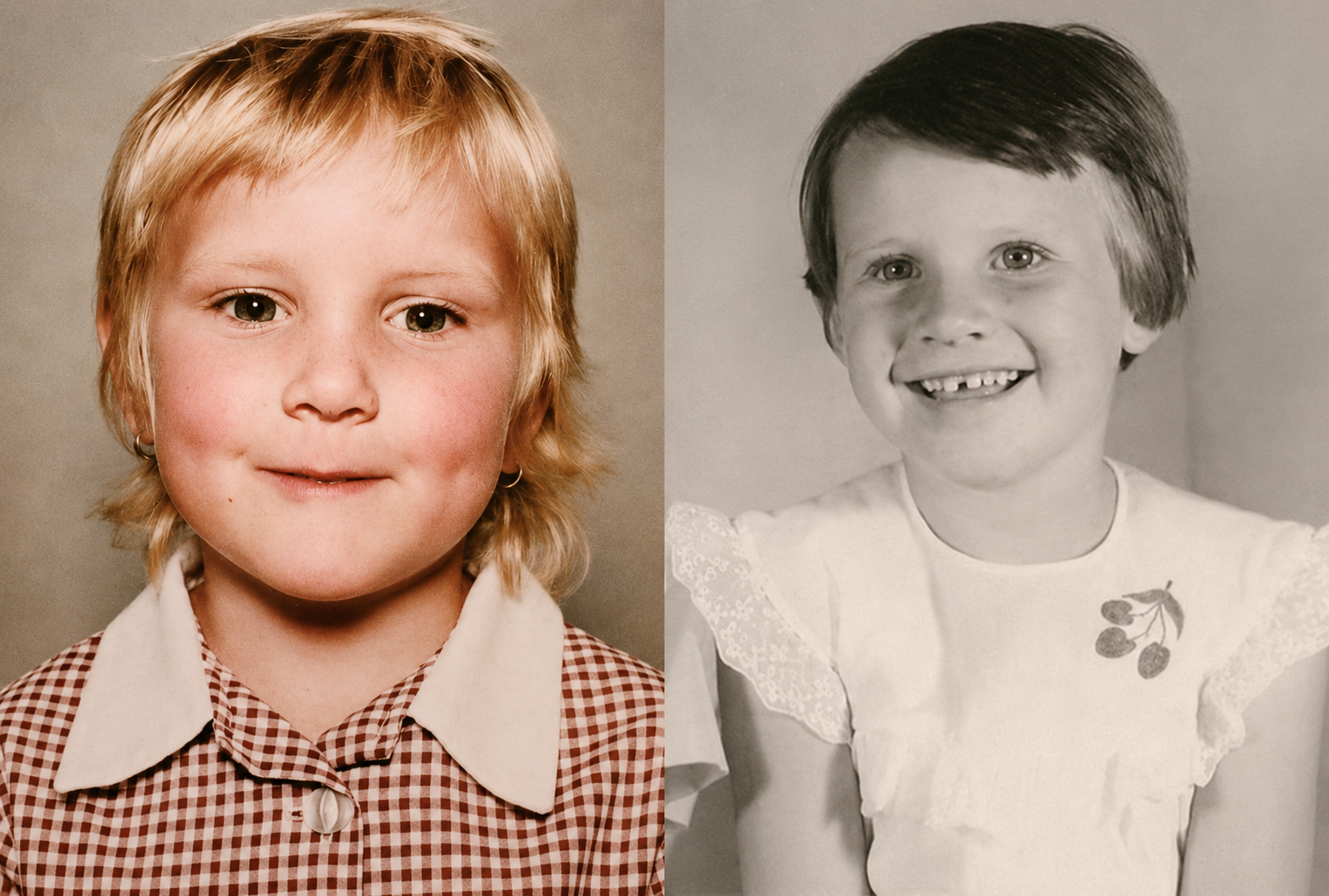 Two little girls who inspire this work